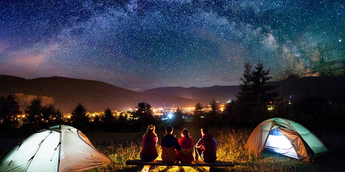 2021年跨年露營滿天星示意圖