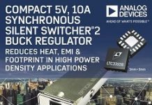 ADI降壓型穩壓器縮減高功率密度應用布局面積