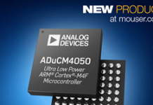 貿澤供貨Analog Devices ADuCM4050微控制器