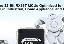 瑞薩發布針對工業/家用機器人設達控制32位元RX66T MCU