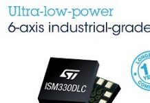 ST發布6軸慣性模組MEMS工業級感測器