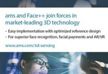 ams AG宣布與Face++合作 簡化3D光學感測技術建置過程