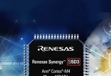 瑞薩推出入門級S5D3 MCU產品組
