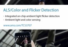 艾邁斯推出新款感測器TCS3707具閃爍檢測感功能