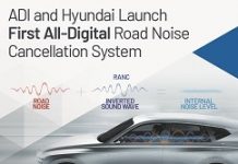 ADI攜手現代汽車推全數位路面噪音消除系統